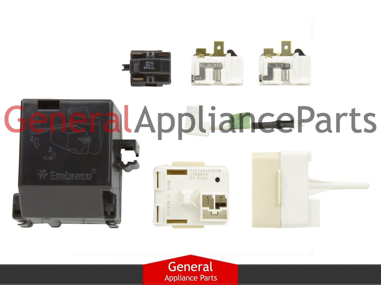 Start Relay Overload Compressor Fits Whirlpool Estate