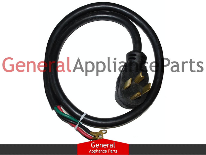 4' 4 Prong Dryer Power Cord Replaces Frigidaire Electrolux Kenmore
